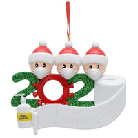 HKM-766099 Christmas-Themed Resin Pendant Ornaments - Unique Designs, 9x7.5cm, PVC Material