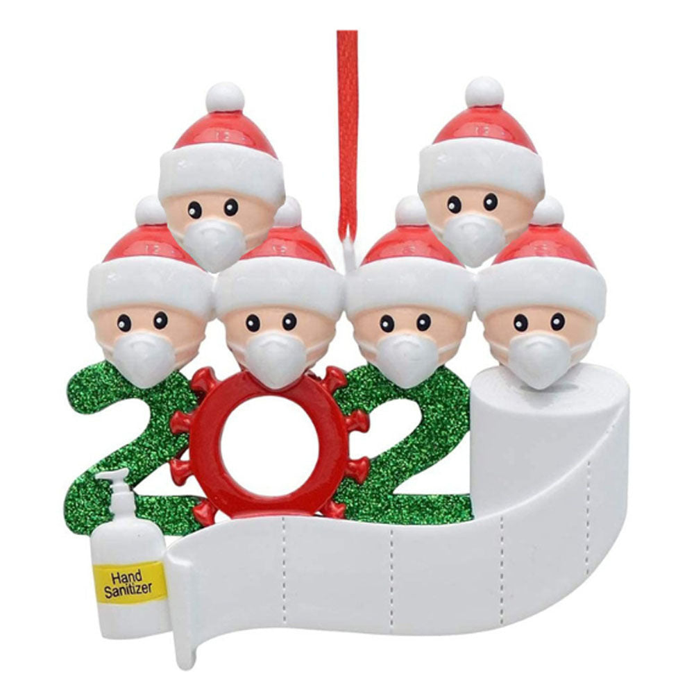 HKM-766099 Christmas-Themed Resin Pendant Ornaments - Unique Designs, 9x7.5cm, PVC Material