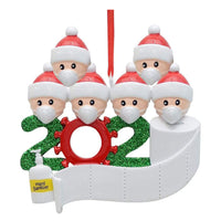 HKM-766099 Christmas-Themed Resin Pendant Ornaments - Unique Designs, 9x7.5cm, PVC Material