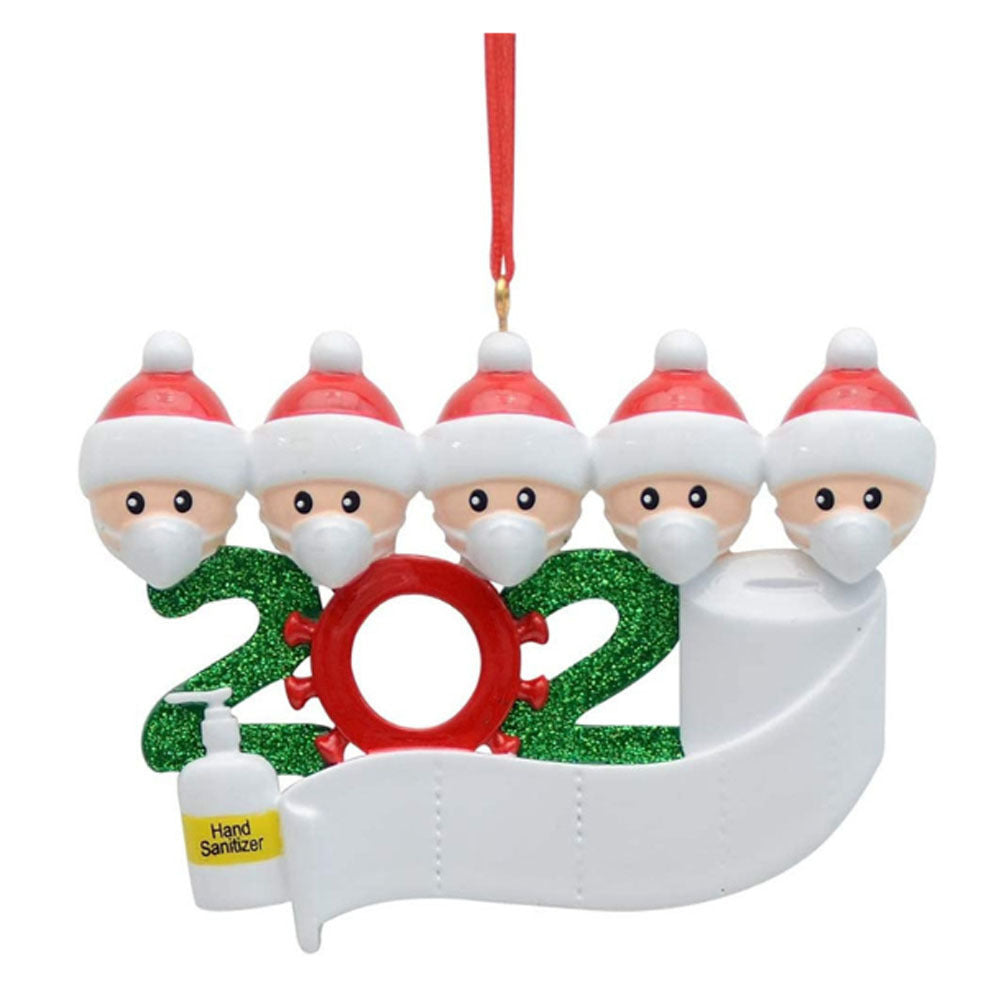 HKM-766099 Christmas-Themed Resin Pendant Ornaments - Unique Designs, 9x7.5cm, PVC Material