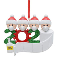 HKM-766099 Christmas-Themed Resin Pendant Ornaments - Unique Designs, 9x7.5cm, PVC Material