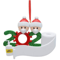 HKM-766099 Christmas-Themed Resin Pendant Ornaments - Unique Designs, 9x7.5cm, PVC Material