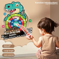HKM-766227 Sticky Ball Dartboard Slingshot Toy for Kids - Fun Throwing and Shooting Game
