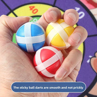 HKM-766227 Sticky Ball Dartboard Slingshot Toy for Kids - Fun Throwing and Shooting Game