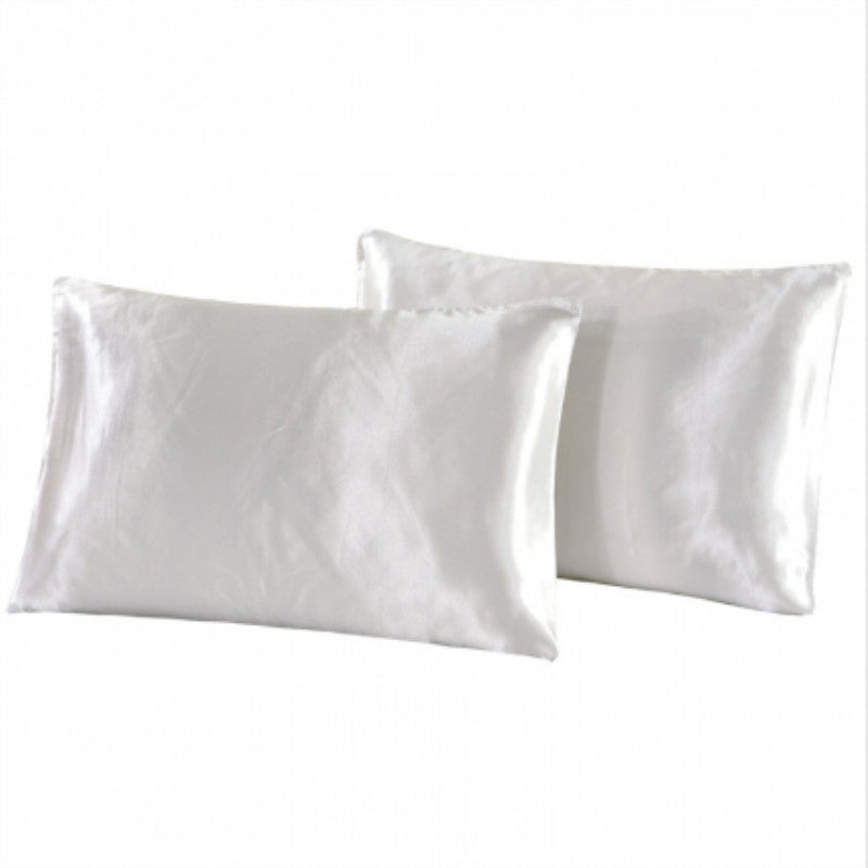 HKM-766803 Silk-Like Polyester Pillowcase for Enhanced Sleep Comfort