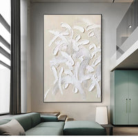 HKM-767059 Handmade Acrylic Oil Painting - Abstract Wall Art for Living Room, Bedroom, and Home Office