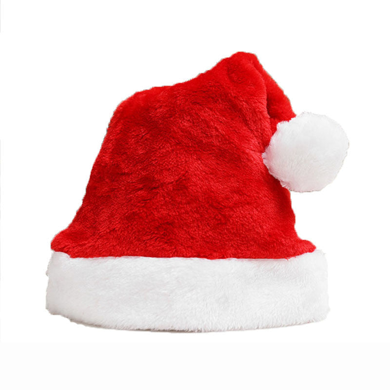 HKM-767251 Colorful Plush Cartoon Christmas Hat for Festive Celebrations