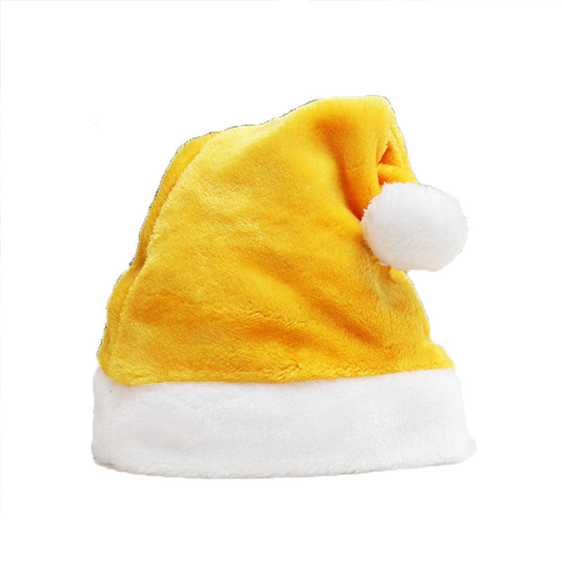 HKM-767251 Colorful Plush Cartoon Christmas Hat for Festive Celebrations