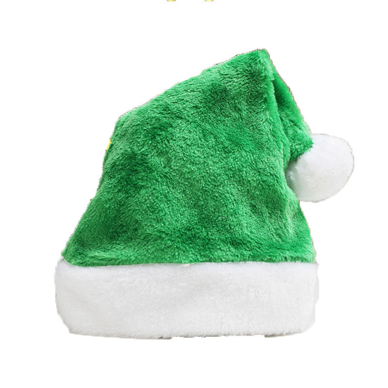 HKM-767251 Colorful Plush Cartoon Christmas Hat for Festive Celebrations