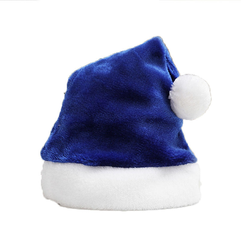 HKM-767251 Colorful Plush Cartoon Christmas Hat for Festive Celebrations