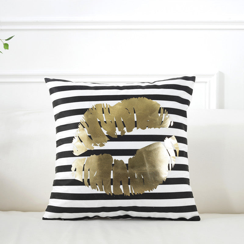 HKM-767251 Floral Pattern Super Soft Blended Cushion Cover - European Style 45x45cm