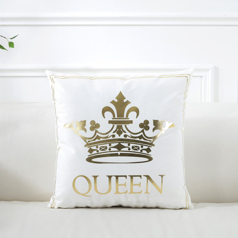HKM-767251 Floral Pattern Super Soft Blended Cushion Cover - European Style 45x45cm