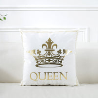 HKM-767251 Floral Pattern Super Soft Blended Cushion Cover - European Style 45x45cm