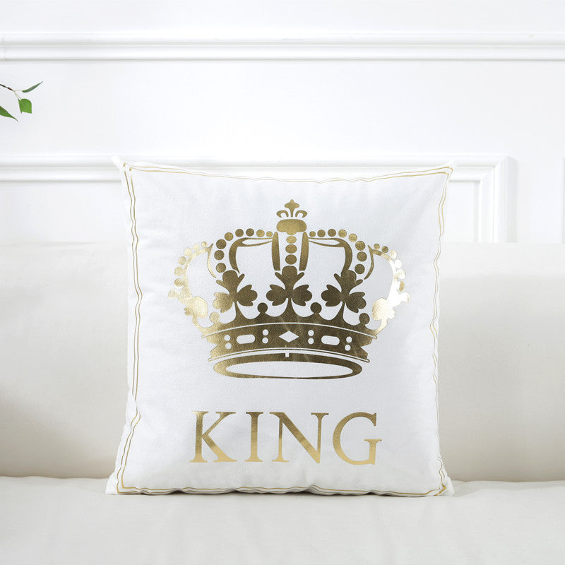 HKM-767251 Floral Pattern Super Soft Blended Cushion Cover - European Style 45x45cm