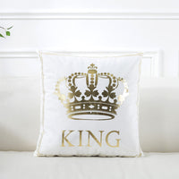 HKM-767251 Floral Pattern Super Soft Blended Cushion Cover - European Style 45x45cm