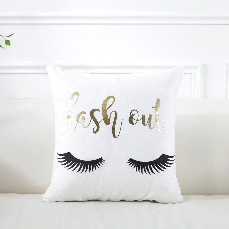 HKM-767251 Floral Pattern Super Soft Blended Cushion Cover - European Style 45x45cm