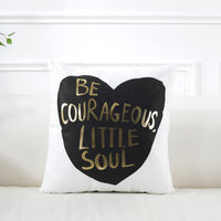 HKM-767251 Floral Pattern Super Soft Blended Cushion Cover - European Style 45x45cm