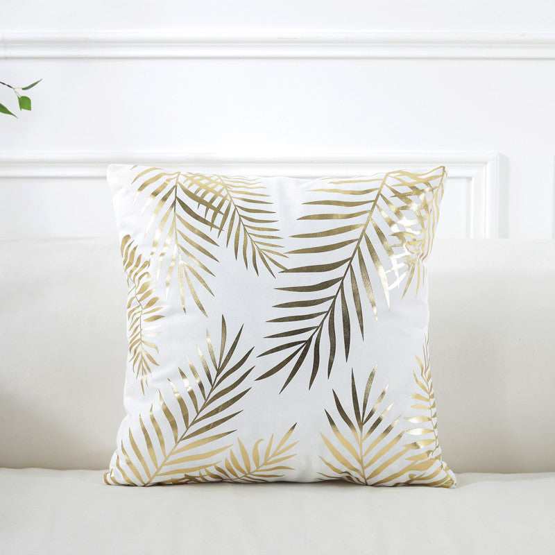 HKM-767251 Floral Pattern Super Soft Blended Cushion Cover - European Style 45x45cm