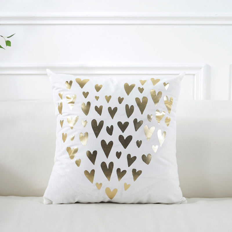 HKM-767251 Floral Pattern Super Soft Blended Cushion Cover - European Style 45x45cm