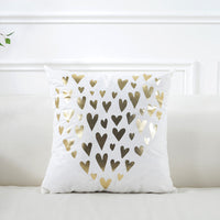 HKM-767251 Floral Pattern Super Soft Blended Cushion Cover - European Style 45x45cm