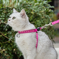 HKM-767315 Pet Cat and Small Dog Chest Strap Leash Package with Adjustable Vest and Rope