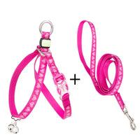 HKM-767315 Pet Cat and Small Dog Chest Strap Leash Package with Adjustable Vest and Rope