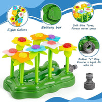 HKM-767379 Flower-Shaped Water Sprinkler Toy for Kids - Fun Outdoor Play for Backyard and Garden Activities