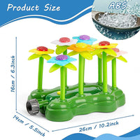HKM-767379 Flower-Shaped Water Sprinkler Toy for Kids - Fun Outdoor Play for Backyard and Garden Activities