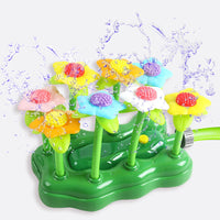 HKM-767379 Flower-Shaped Water Sprinkler Toy for Kids - Fun Outdoor Play for Backyard and Garden Activities
