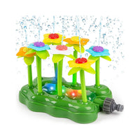 HKM-767379 Flower-Shaped Water Sprinkler Toy for Kids - Fun Outdoor Play for Backyard and Garden Activities