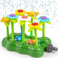HKM-767379 Flower-Shaped Water Sprinkler Toy for Kids - Fun Outdoor Play for Backyard and Garden Activities