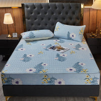 HKM-767443 Latex Full Protection Mattress Cover in Various Colors and Sizes