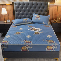 HKM-767443 Latex Full Protection Mattress Cover in Various Colors and Sizes