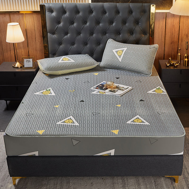 HKM-767443 Latex Full Protection Mattress Cover in Various Colors and Sizes