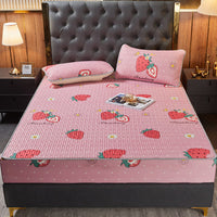 HKM-767443 Latex Full Protection Mattress Cover in Various Colors and Sizes