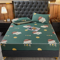 HKM-767443 Latex Full Protection Mattress Cover in Various Colors and Sizes