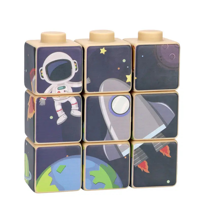 KTX-767699 Soft Silicone Building Blocks Stacking Toy for Learning and Cognitive Development, Suitable for Ages 18 Months and Up