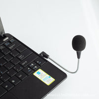 HKM-767827 Condenser Microphone with Noise Reduction, Omnidirectional Pickup, 3.5mm Plug
