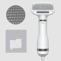HKM-767827 Teddy Pet Grooming Hair Dryer and Blower Comb with Adjustable Speed and Temperature, Rechargeable Battery
