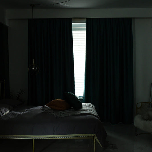 HKM-767827 Thickening Double-sided Jacquard Curtain with High Shading 70%-90% in Various Colors