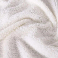 HKM-767955 Panda Series Cartoon Flannel Blanket - Soft Coral Fleece, 150x200cm, White