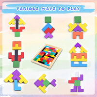 HKM-768083 3D Wooden Jigsaw Puzzles for Kids - Educational Toys for Ages 2-13
