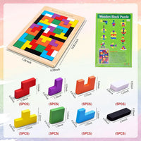 HKM-768083 3D Wooden Jigsaw Puzzles for Kids - Educational Toys for Ages 2-13