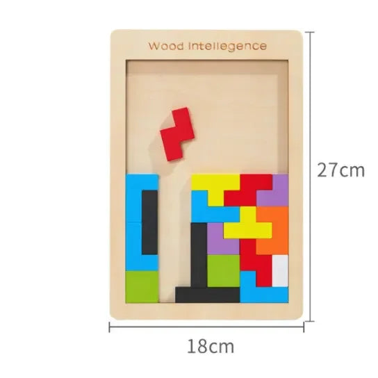 HKM-768083 3D Wooden Jigsaw Puzzles for Kids - Educational Toys for Ages 2-13