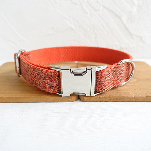 HKM-768467 Adjustable Double-Layer Thick Polyester Dog Leash with Metal Buckles