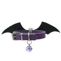 HKM-768979 Split Home Little Devil Wings Bell Leather Chyer