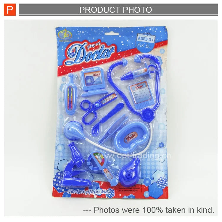 KTX-769107 Realistic Kids Doctor Play Set - Pretend Medical Kit for Ages 2 to 7, Includes Accessories