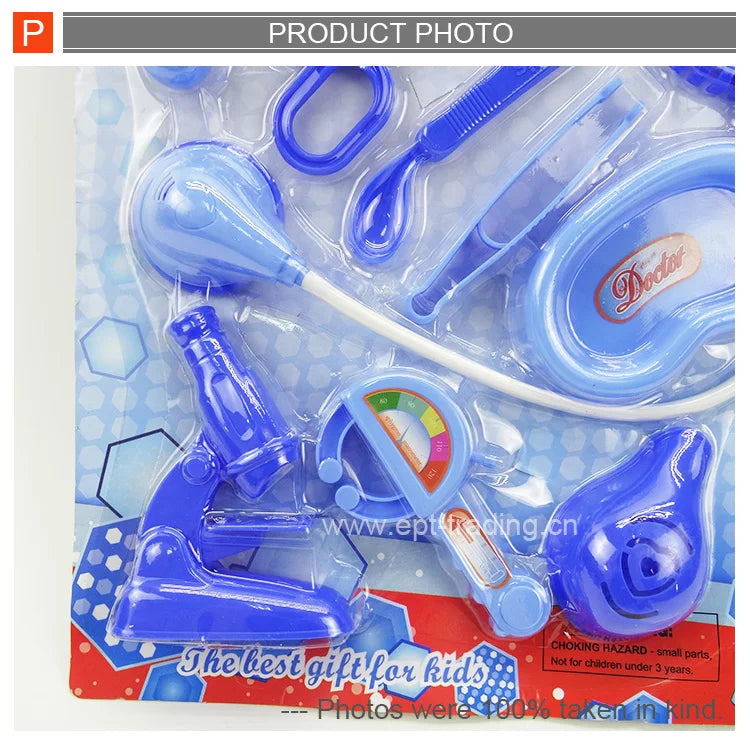 KTX-769107 Realistic Kids Doctor Play Set - Pretend Medical Kit for Ages 2 to 7, Includes Accessories