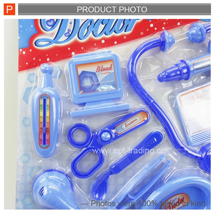 KTX-769107 Realistic Kids Doctor Play Set - Pretend Medical Kit for Ages 2 to 7, Includes Accessories