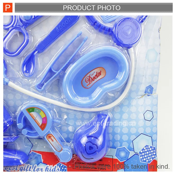 KTX-769107 Realistic Kids Doctor Play Set - Pretend Medical Kit for Ages 2 to 7, Includes Accessories